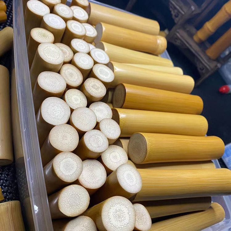 成品实心玉竹文玩手把件玉化老料特级竹子竹雕刻异形批发天然材料