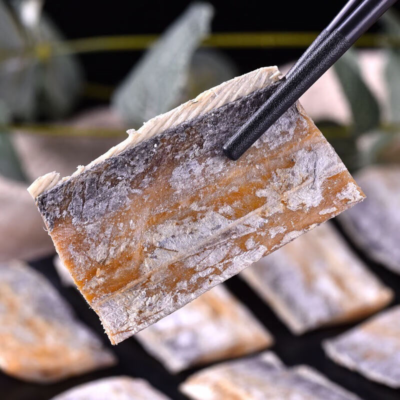 带鱼干咸带鱼干大带鱼500g多规格白带鱼中段特级渔民自制海鱼干货咸鱼