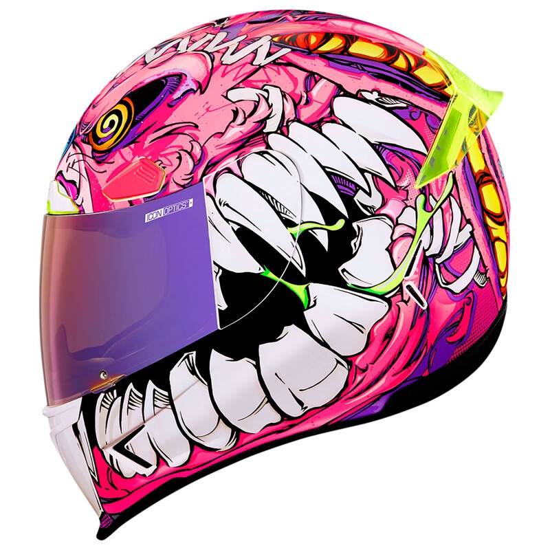 赛博朋克摩托车头盔 美国代购icon airframe野兽粉兔子赛博朋克风男女