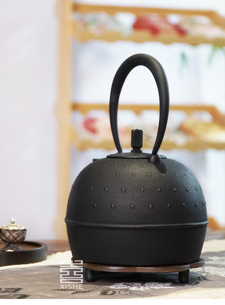 喜设日本原装进口铁壶岩清水久生sayu手工铸铁瓶日式复古烧水壶煮水器