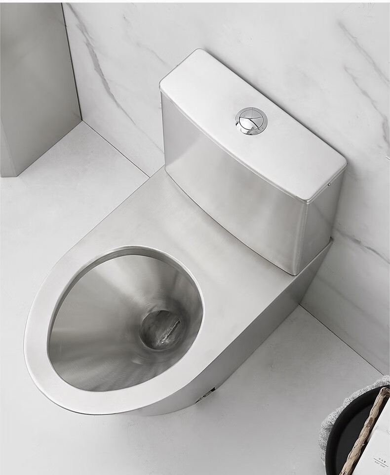 芬驰304不锈钢坐便器公共卫生间防冻马桶看守所谈话室防撞坐便器8217