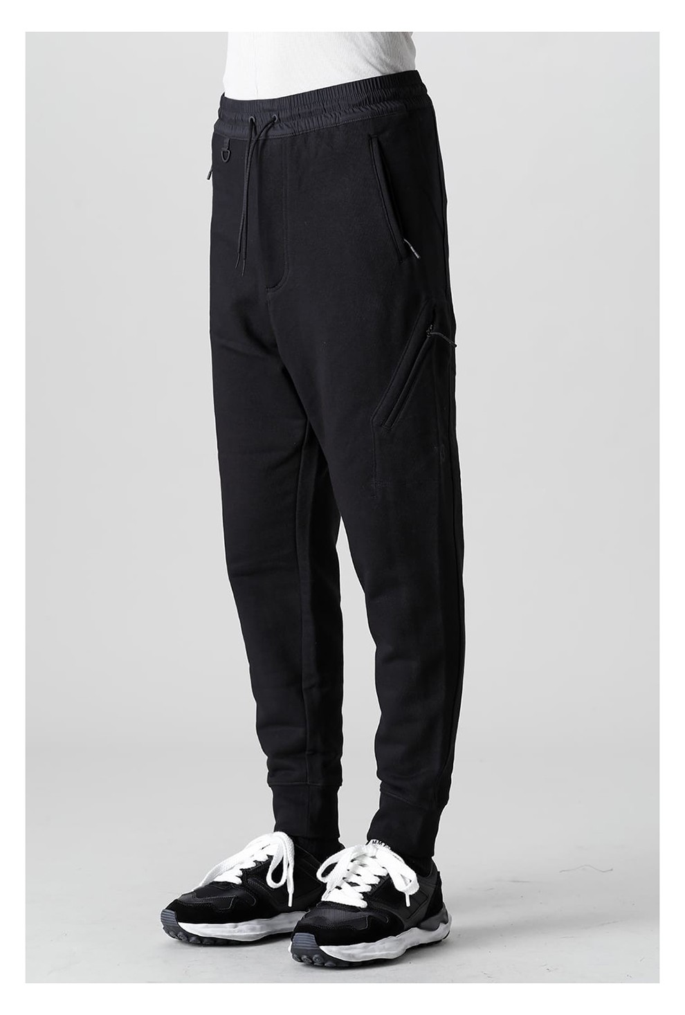 y3奢侈品男士棉质运动休闲裤y3卫裤hb3496黑色xl