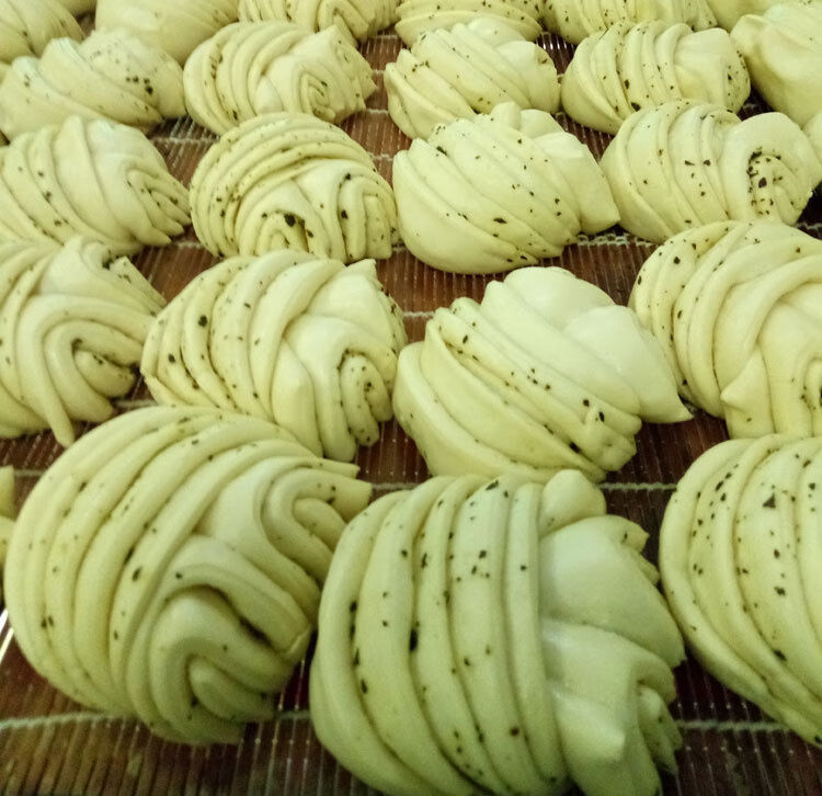 陕西大荔馄饨馍纯手工酵面馒头花卷蒸馍早餐特产烧饼老酵子真空装