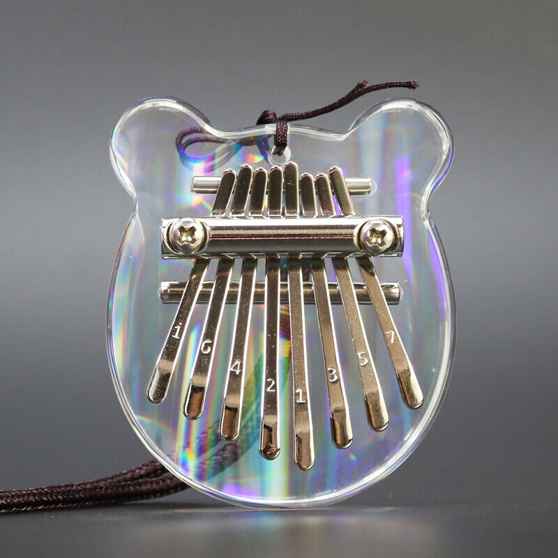 定制拇指琴迷你8音卡林巴琴中八音实木便携小巧手指琴打击乐器kalimba