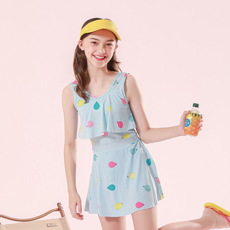 2022热卖泳衣女22新款泳装背心连体少女款泳衣学生款有运费险玫红均码