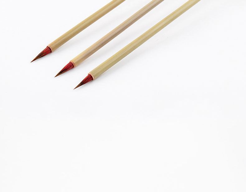 朱砂画符专用笔 写符专用朱砂笔小红毛狼毫小楷毛笔不掉毛 工笔国画