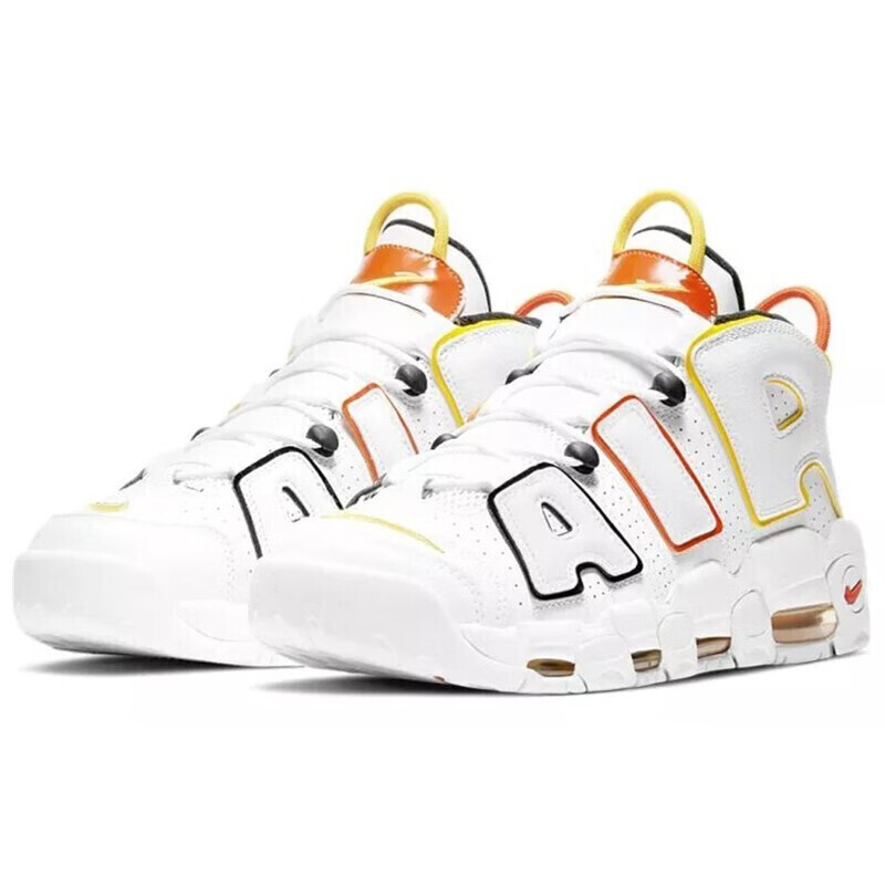 nike耐克 more uptempo 男子黑红公牛大air皮蓬篮球鞋 921948-600 dv