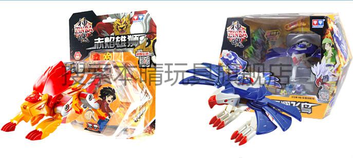 神魄玩具套装变形赤焰雄狮苍穹蛟龙夜幕之翼翼蜥庞龙 翡翠石龙 神魄