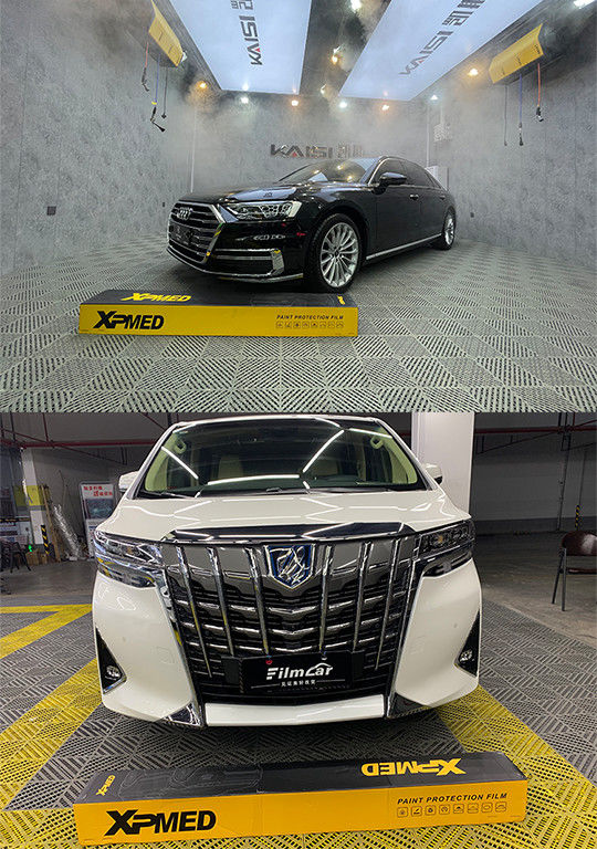 xp汽车隐形车衣tpu漆面透明保护膜修复防刮蹭全车贴膜包施工medpu增亮