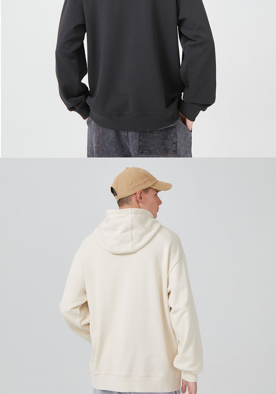 everlast拳击运动带帽卫衣户外训练秋冬新款外套男女休闲纯棉上衣黑色