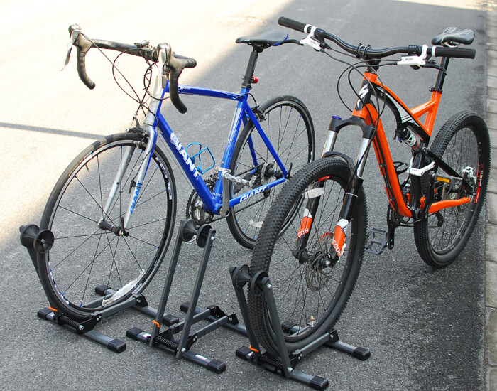 佧森滋自行车单双杆停放架公路车立式停车架山地车维修驻车架脚撑展示