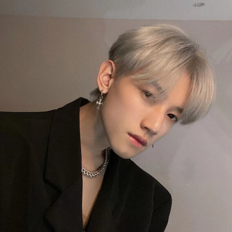 2021年流行染发剂男士专用颜色银白色漂发剂褪色膏白金色亚麻色银灰浅