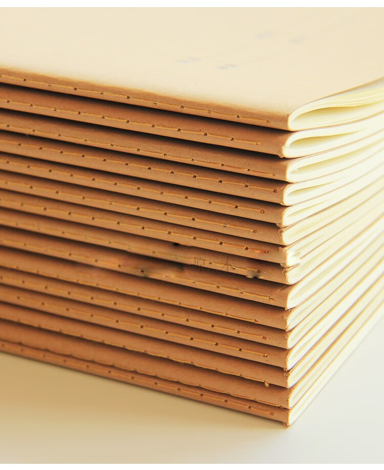 牛皮纸作业本学生练习簿作文数学英语拼音田字格统一科目本a5小号作文