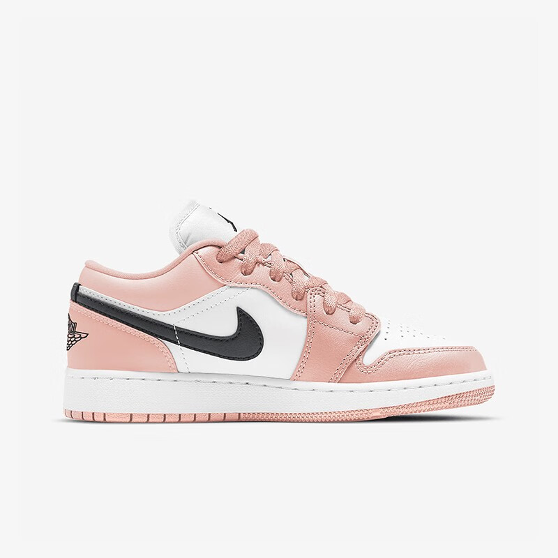 耐克nike air jordan 1 low aj1低帮女款樱花粉休闲篮球鞋 553560-800