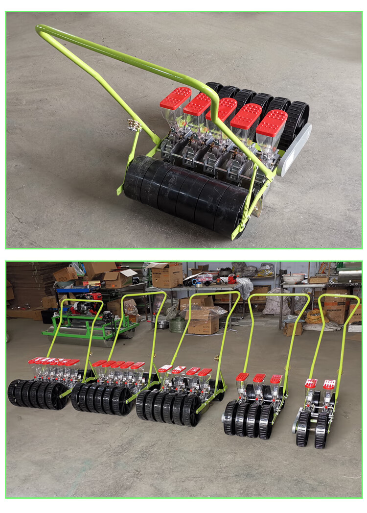 人力手推小型播種機蔬菜精播機多功能農用中藥材點播器白生菜油麥 手