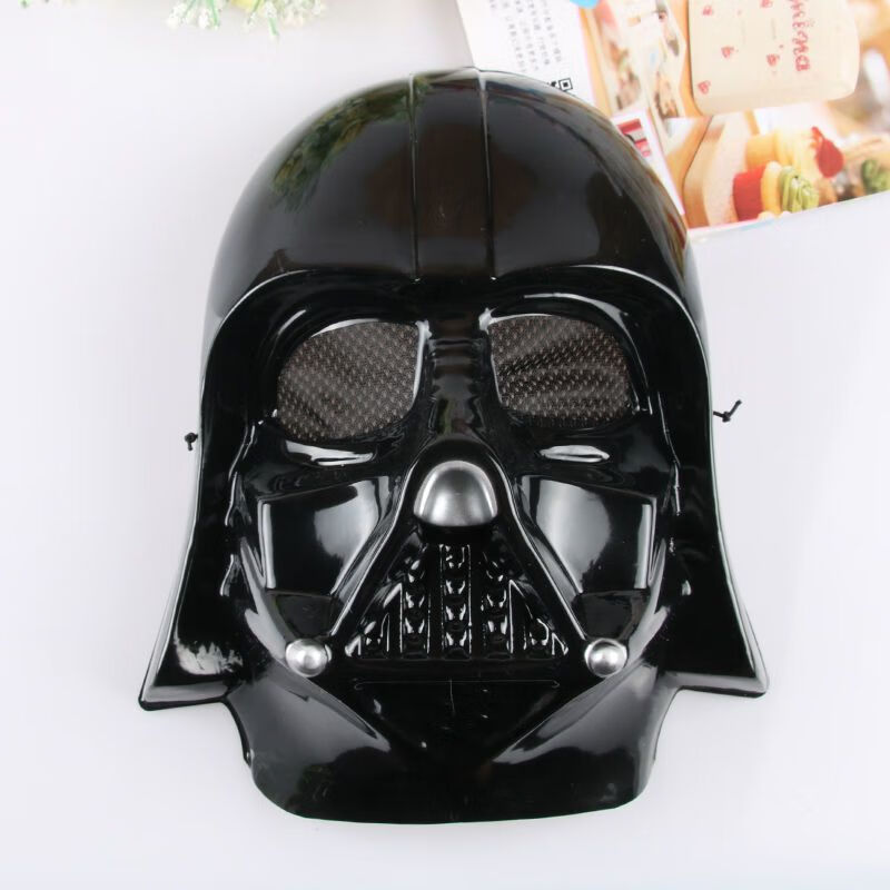 星球大战原力觉醒达斯维达黑武士白兵面具化妆舞会装扮 白兵面具黑色