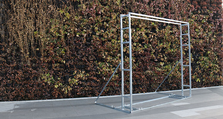 新款婚庆道具伸缩杆背景架舞台户外婚礼布置广告喷绘简易桁架33升级