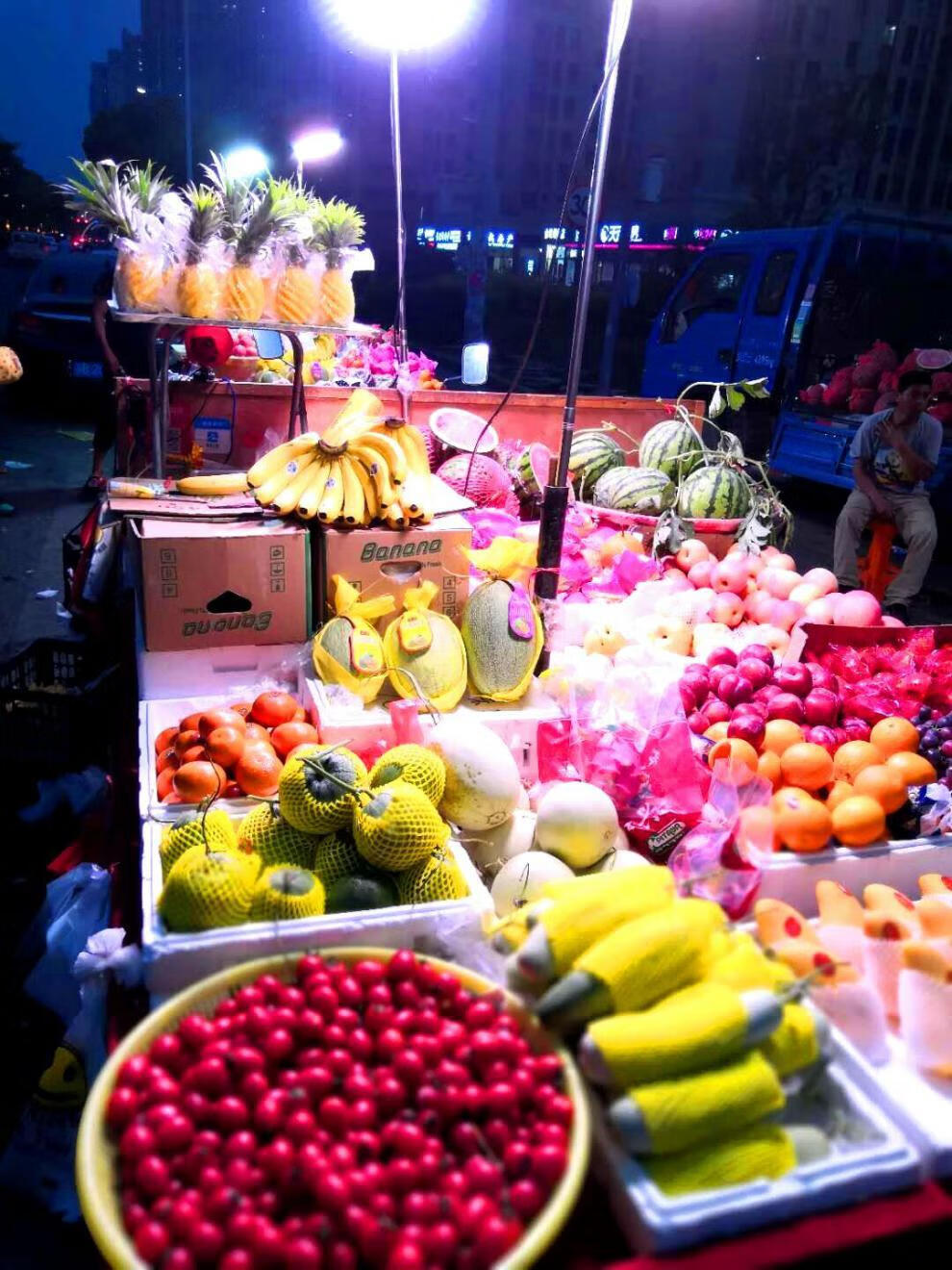 夜市摆摊灯 led生鲜灯猪肉灯卤菜卤肉熟食灯超亮夜市地摊水果电 12-85