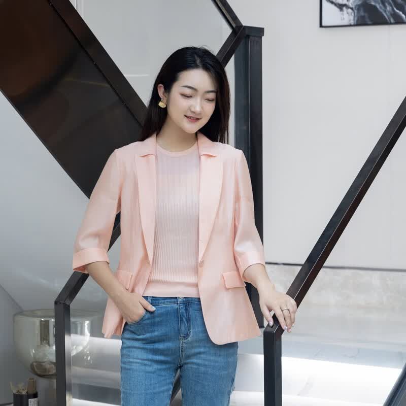 ireneluft艾琳轻奢女装小西装tdx222263290 白色 s【图片 价格 品牌