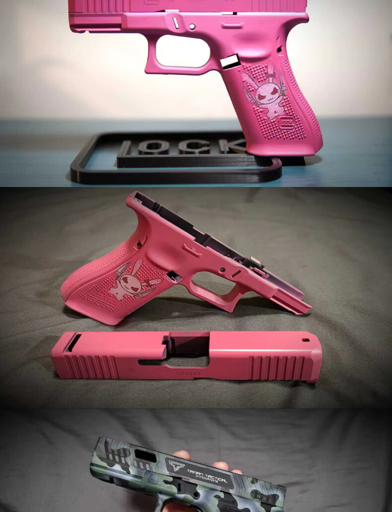 高端软弹枪kublai格洛克模型p15n1n3g34软弹枪空挂回趟玩具枪g17金属