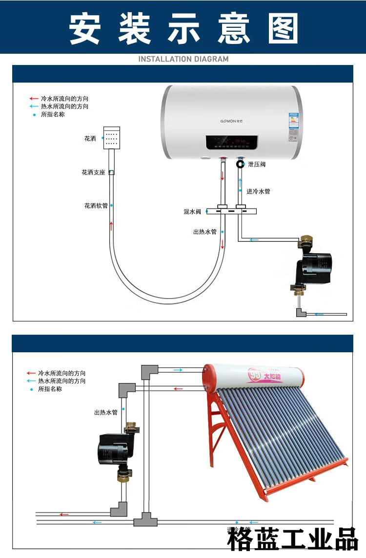 定制无水箱智能马桶增压泵全自动小型冲厕安全电24v直流水泵18米增压