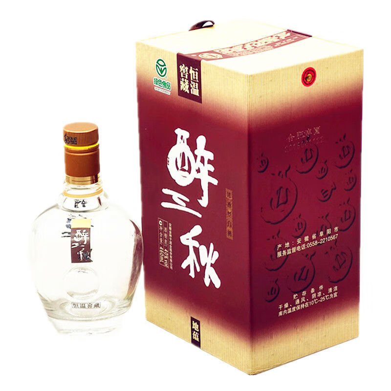 地蕴浓香型40度安徽浓香纯粮白酒种子 醉三秋地蕴【整箱4【图片 价格