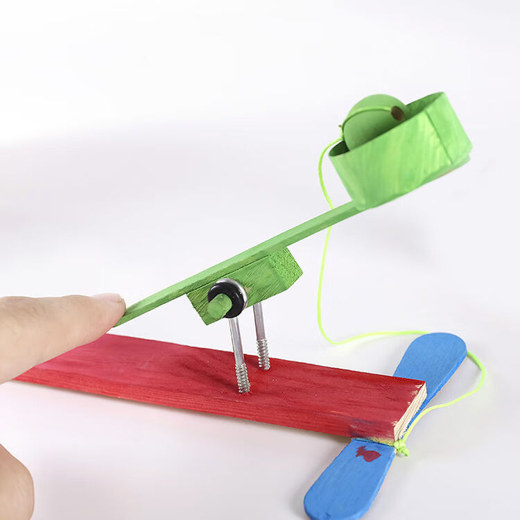 小学生科技小制作小发明手工diy材料儿童创意科学实验玩具投篮器a款
