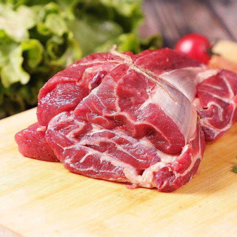 牛腿肉牛前腱鲜冻微调理生牛肉生鲜肉类炖卤口感鲜嫩昌盛隆牛前腱4斤