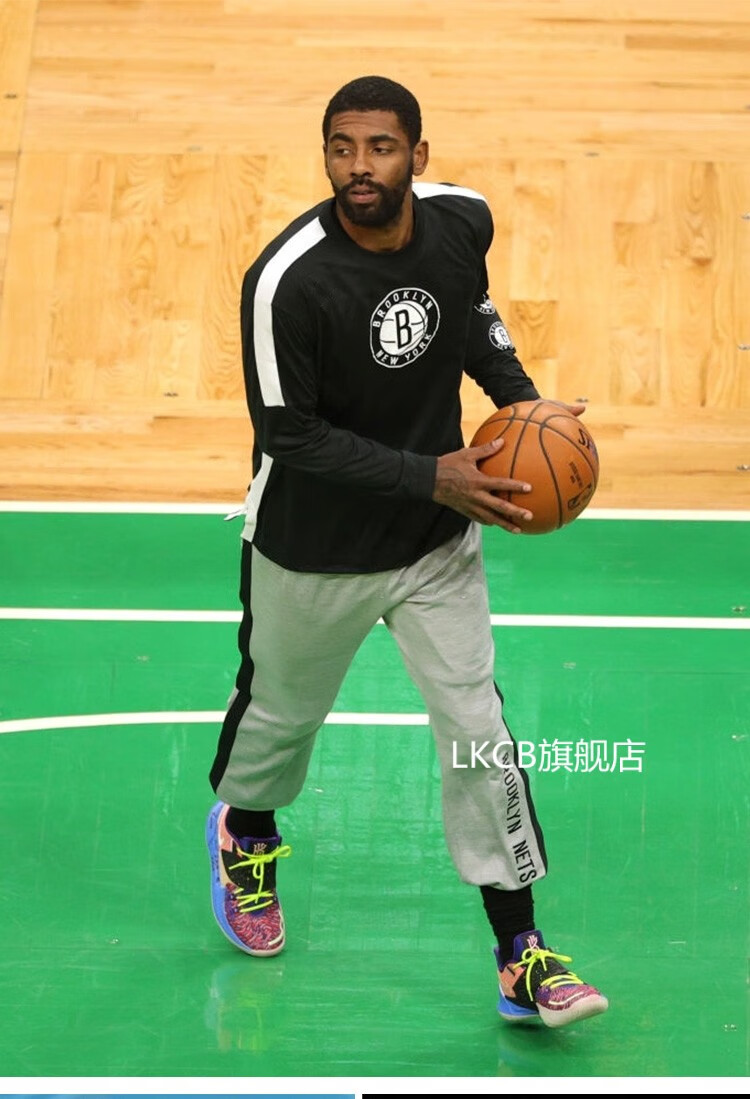 滕讯体育nba专营篮网运动短袖t恤速干排汗训练服热身篮球服出场服跑步