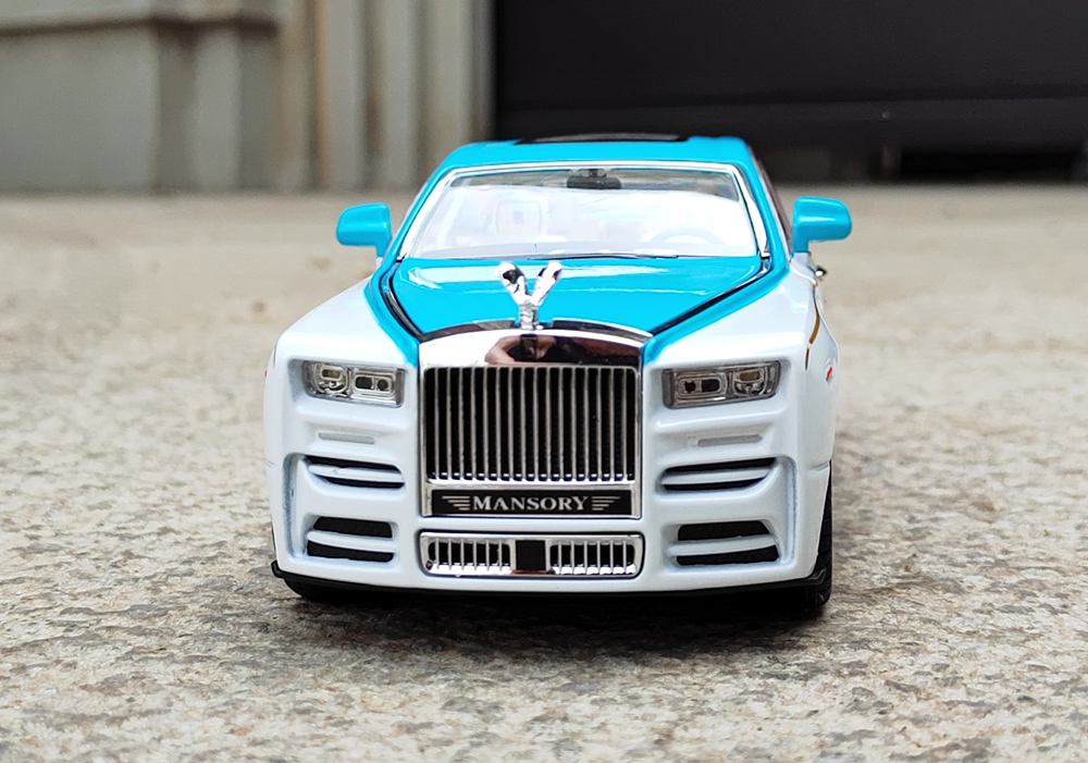 大号儿童金属玩具车1:24劳斯莱斯幻影仿真合金小汽车模型摆件收藏小