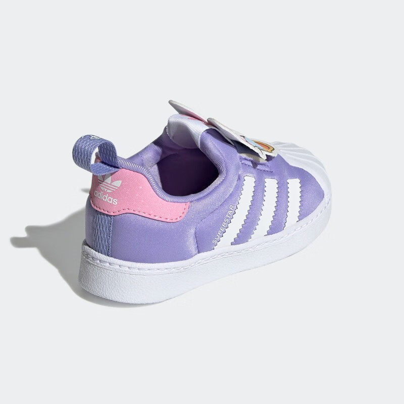 adidas阿迪达斯童装21冬季新款米奇联名加厚男女婴童三叶草经典贝壳头