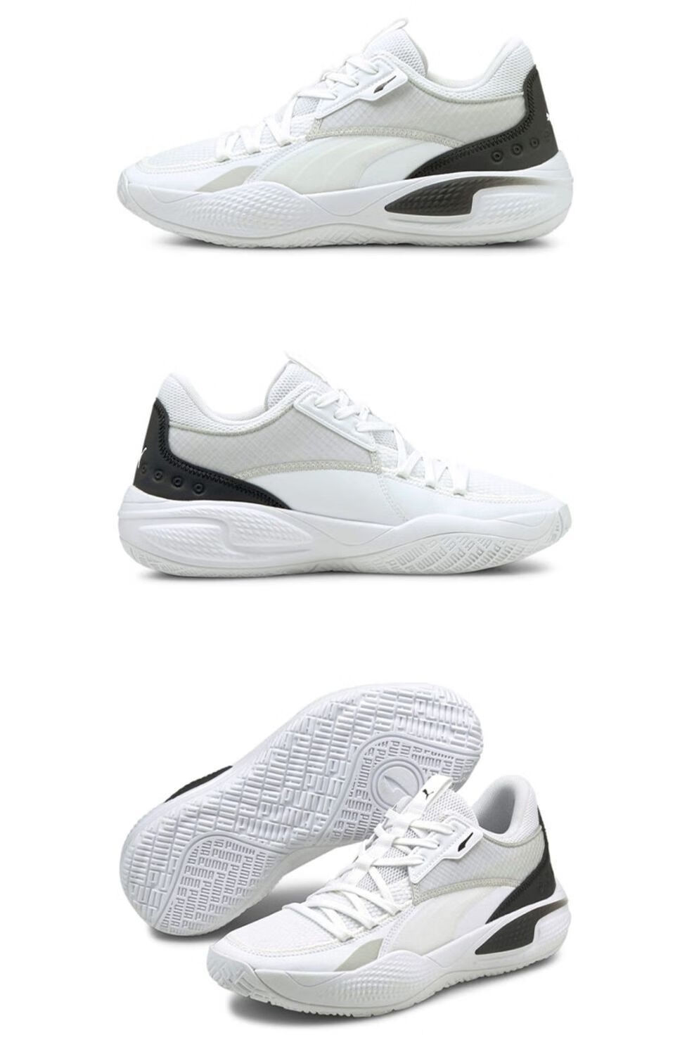 米切尔水花三代篮球鞋2k联名三球通用子低帮耐磨减震防滑实战鞋白黑彩