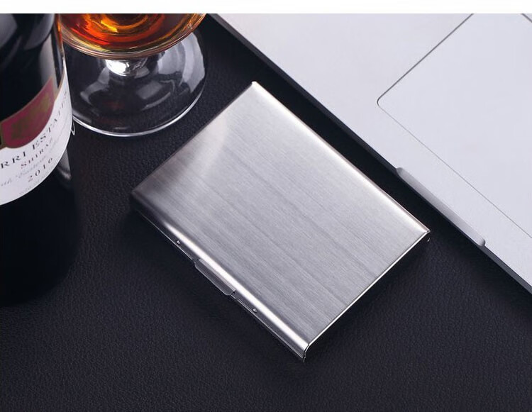 创魔createmagic金属不锈钢驾驶证卡包钱夹男士小巧潮牌多功能零钱