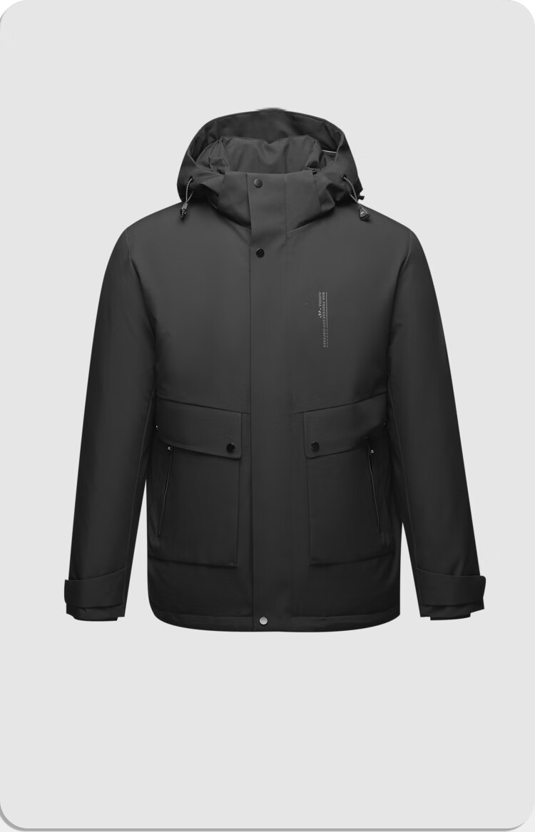 【三防90白鹅绒】hla海澜之家羽绒服男22极光鹅绒蓬松保暖外套男冬季