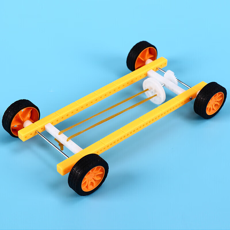 定制幼儿园科学创意橡皮筋手工科技制作材料自制磁力儿童玩具车指南针