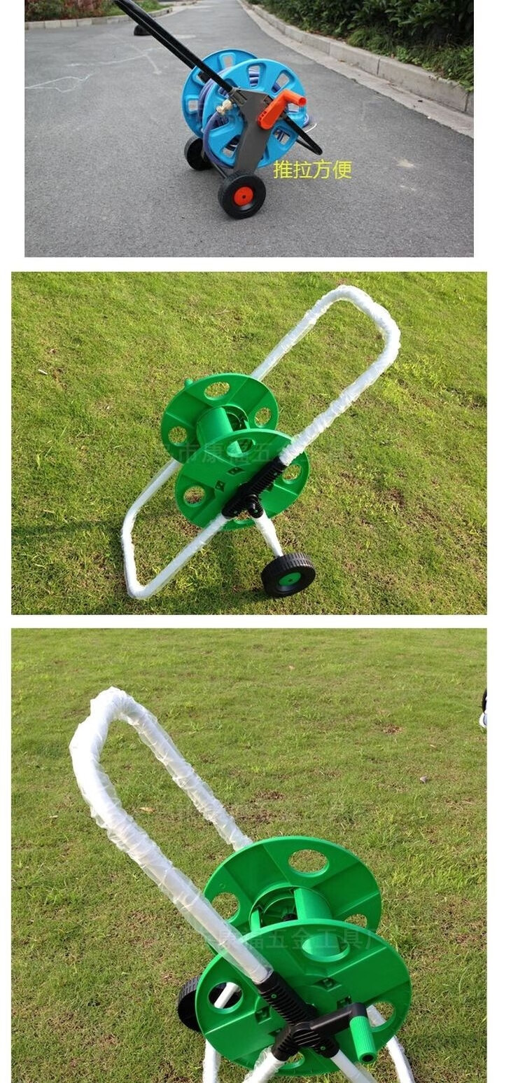 洗车收管卷管器浇花水管自动收卷器水管收纳绞盘缠绕卷线器盘管架 km0