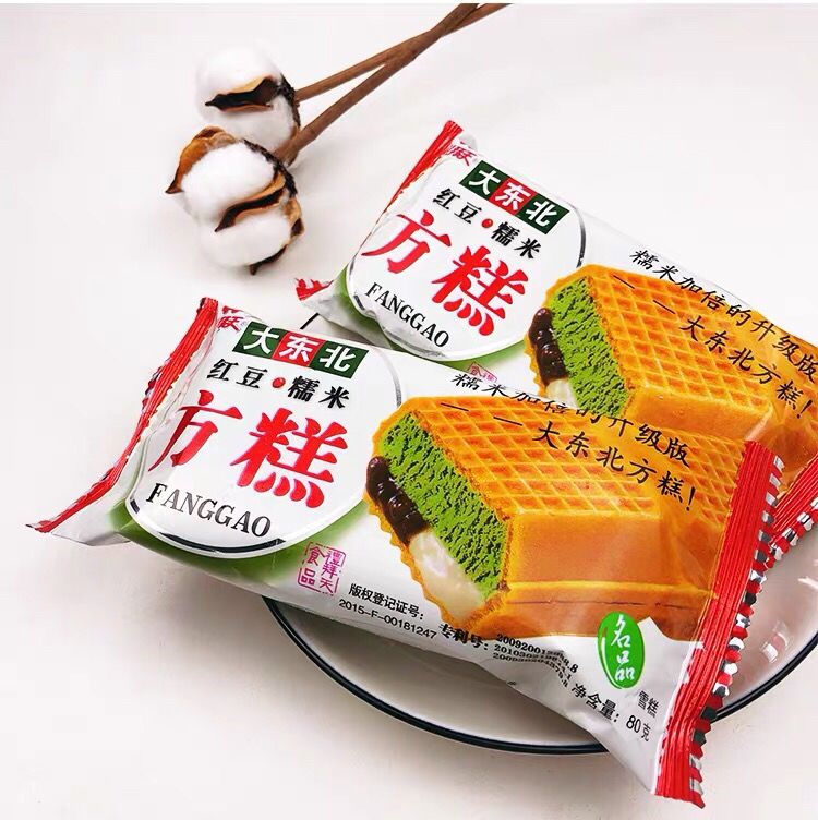 40支礼拜天方糕冷饮大东北方糕红豆糯米威化夹心冰淇淋80克红豆10草莓