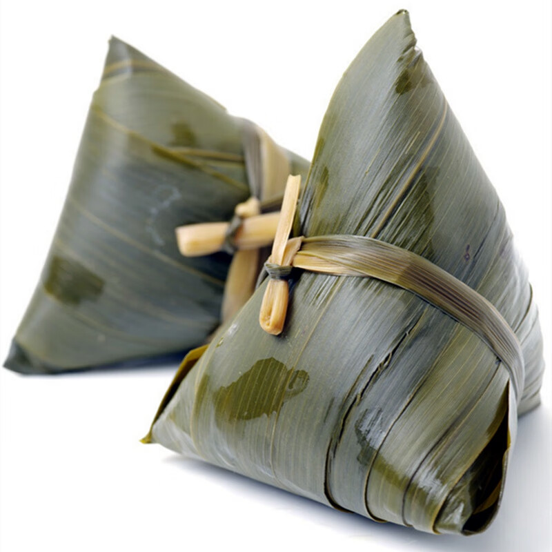 江西客家手工新鲜原味糯米碱水白米粽三角粽子草木灰水端午节甜粽