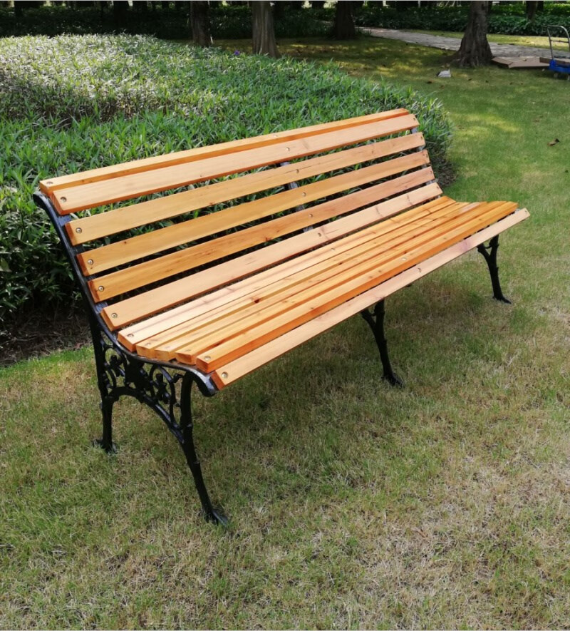 小区花园长椅 公园椅户外长椅花园庭院铁艺长条凳室外广场园林小区