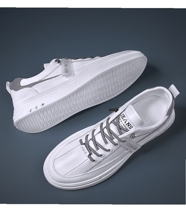 男鞋2022年新款春季韩版潮流百搭小白鞋运动防水防滑休闲板鞋潮鞋白兰