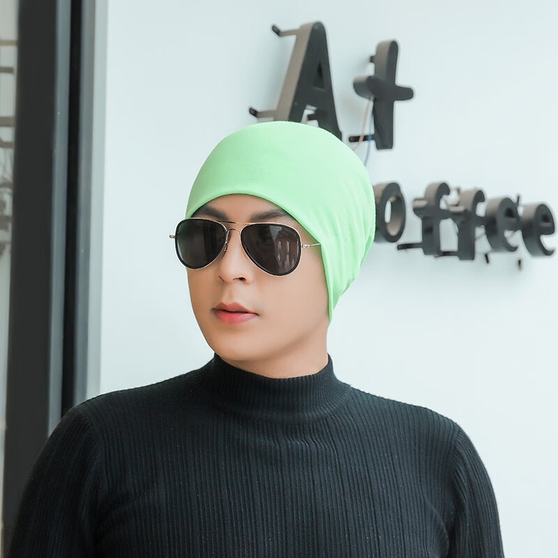 睡眠头套睡觉头罩中老年人老爸戴的老人睡眠男晚上冬天睡觉帽子头套