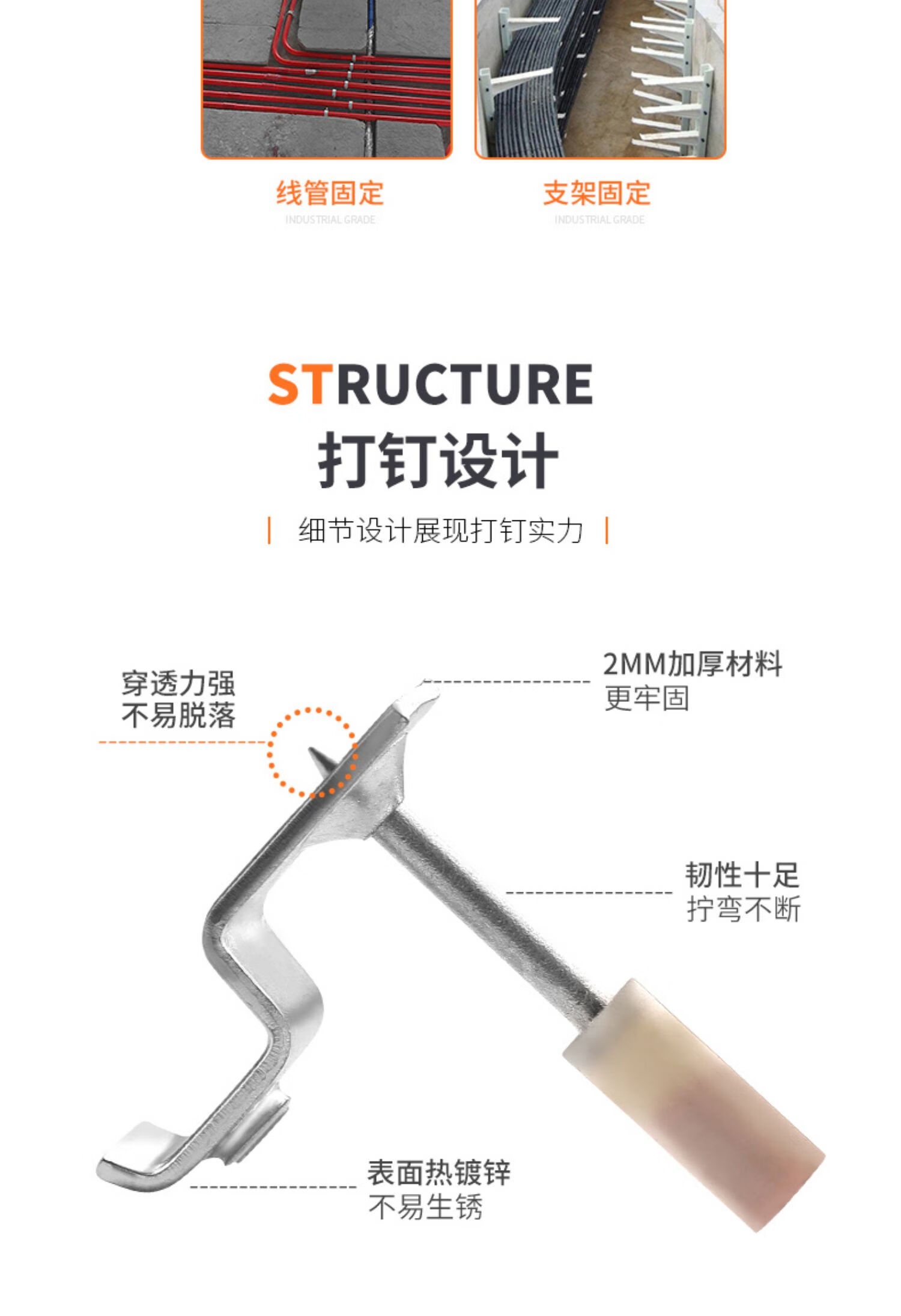 定制德国进口吊顶神器消音枪一体射钉专用炮钉钢钉弾药木龙骨4268威力