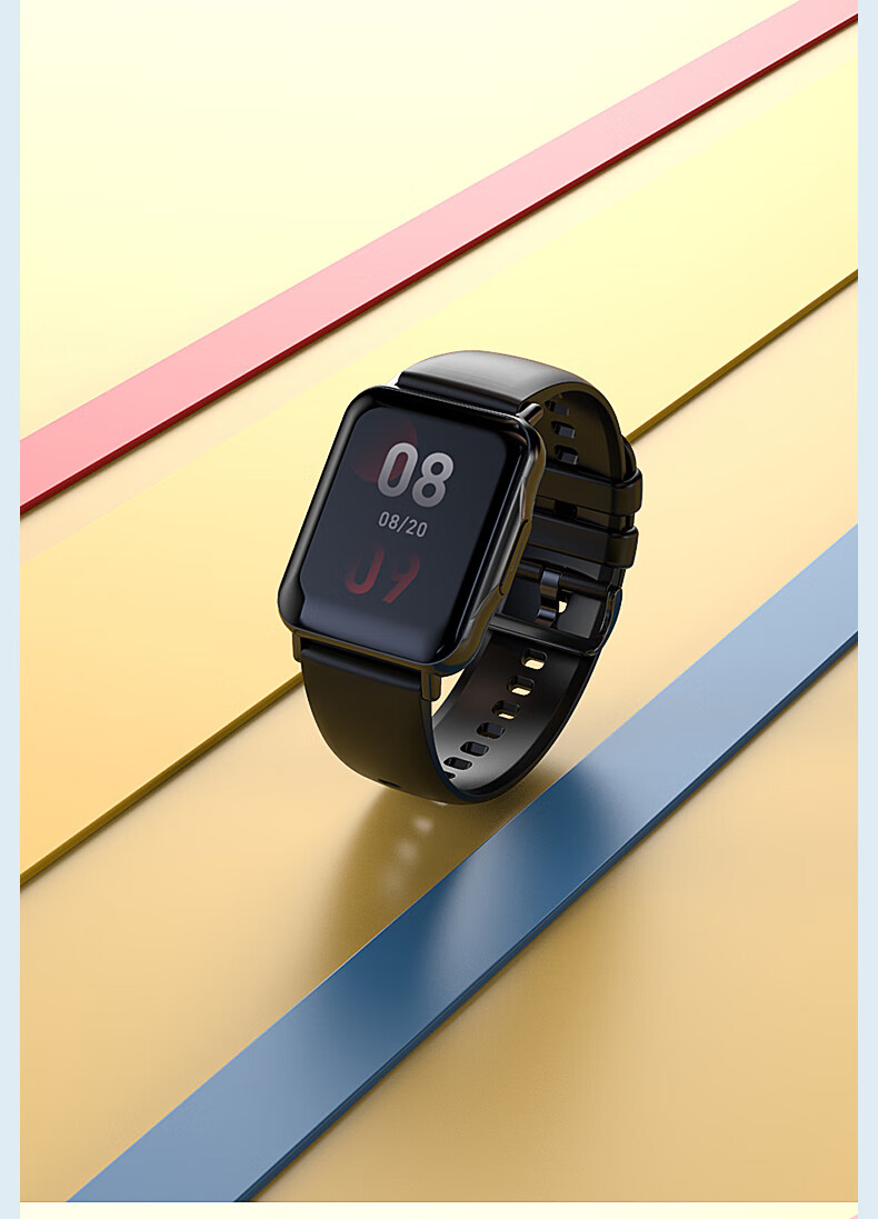 松米songmi智能手环运动监测血压心率血氧男女多功能计步防水黑科技