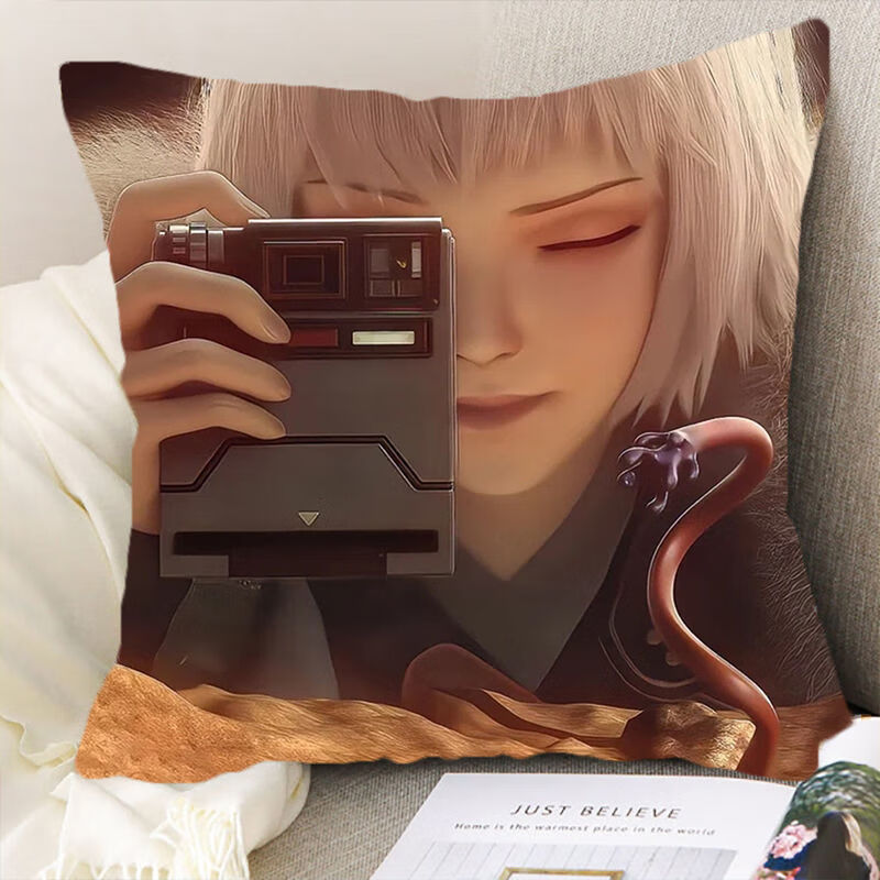 灵笼白月魁抱枕马克冉冰墨城周边靠垫送朋友生日礼物靠枕可拆洗2245x