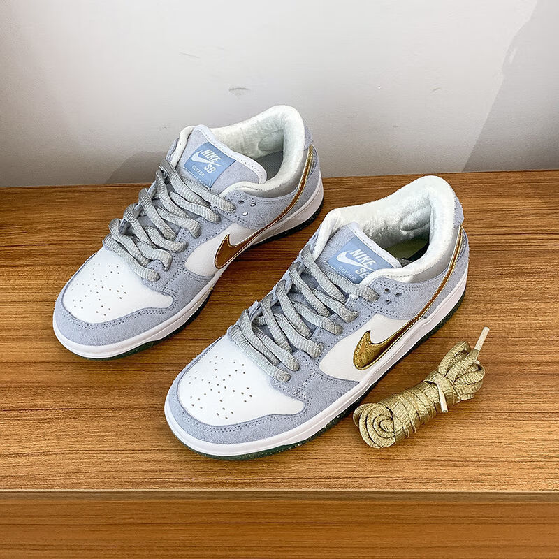 sb dunk纯原影子灰低帮冰雪奇缘棕色红勾紫金湖人配色板鞋男女 sb鸽子