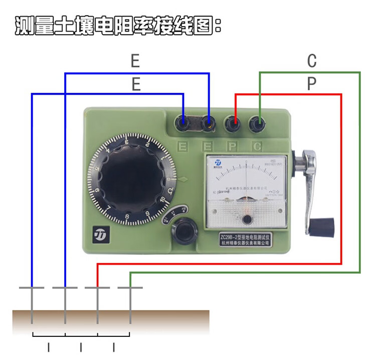 精泰zc29b2接地電阻測試儀zc8地阻表搖表防雷檢測避雷針zc29b1zc80100