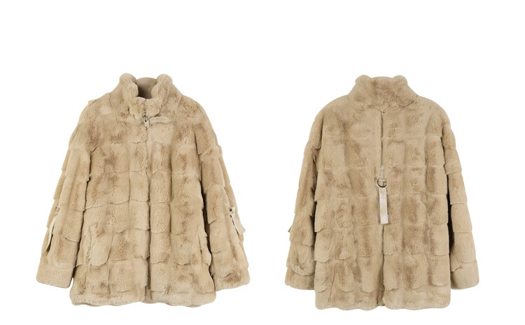 【新款】妖精的口袋仿丹麦貂毛年轻皮草外套女2021秋冬季毛毛大衣