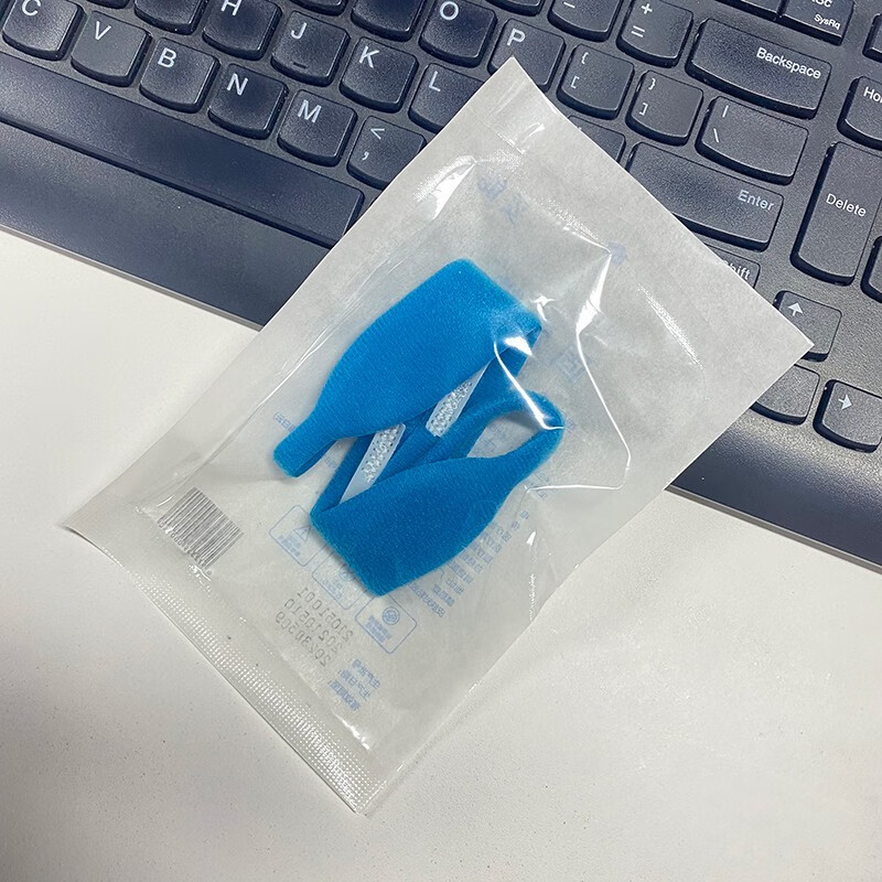 妥能气切泡沫敷料垫无菌气管切开喉管气切固定带专用开口v型纱布 气切