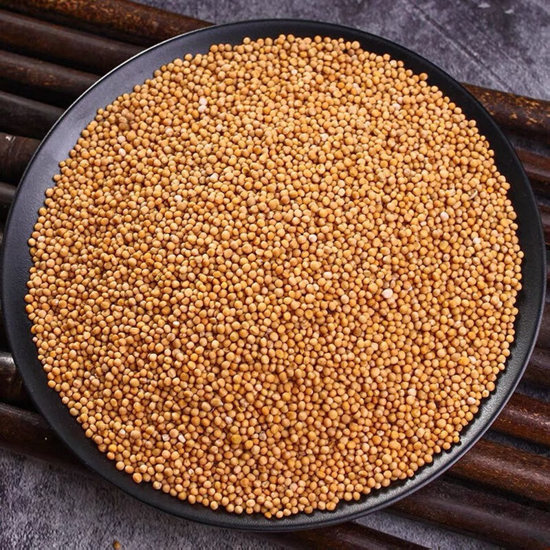 同仁堂炒白芥子中药材炒白芥子500克