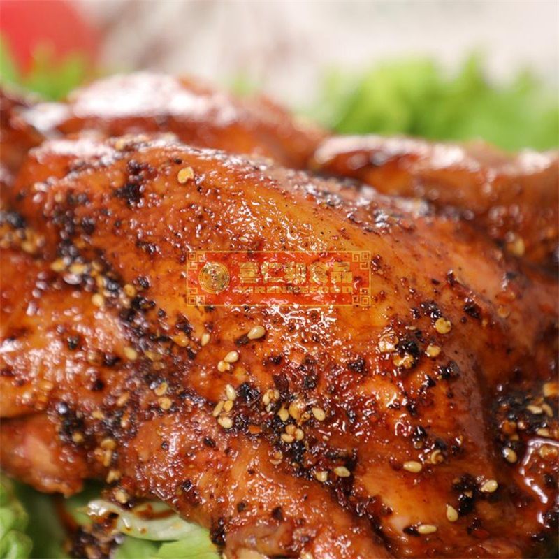 山东德州金鹏麻油鸡600g袋全鸡熟肉扒鸡鸡肉零食鸡肉即食麻辣鸡5袋